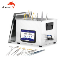 Skymen Benchtop 15L Industrial 15l Digital Heating Ultrasonic Cleaner  Dpf Cleaning Machine With Ce Rohs